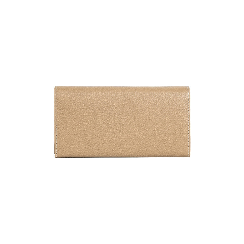 Jack Studio Women’s Full Grain Cow Leather Long Wallet Multifunctional Wallet Purse with Snap Closure - JWB 50162 L
