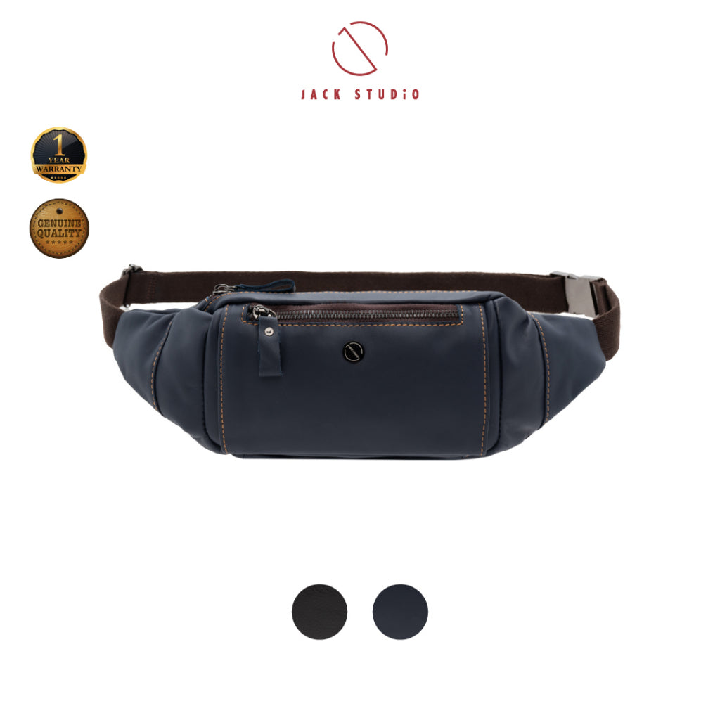 Jack Studio Genuine Leather Men Waist Chest Bag Beg Lelaki - BAB 30509