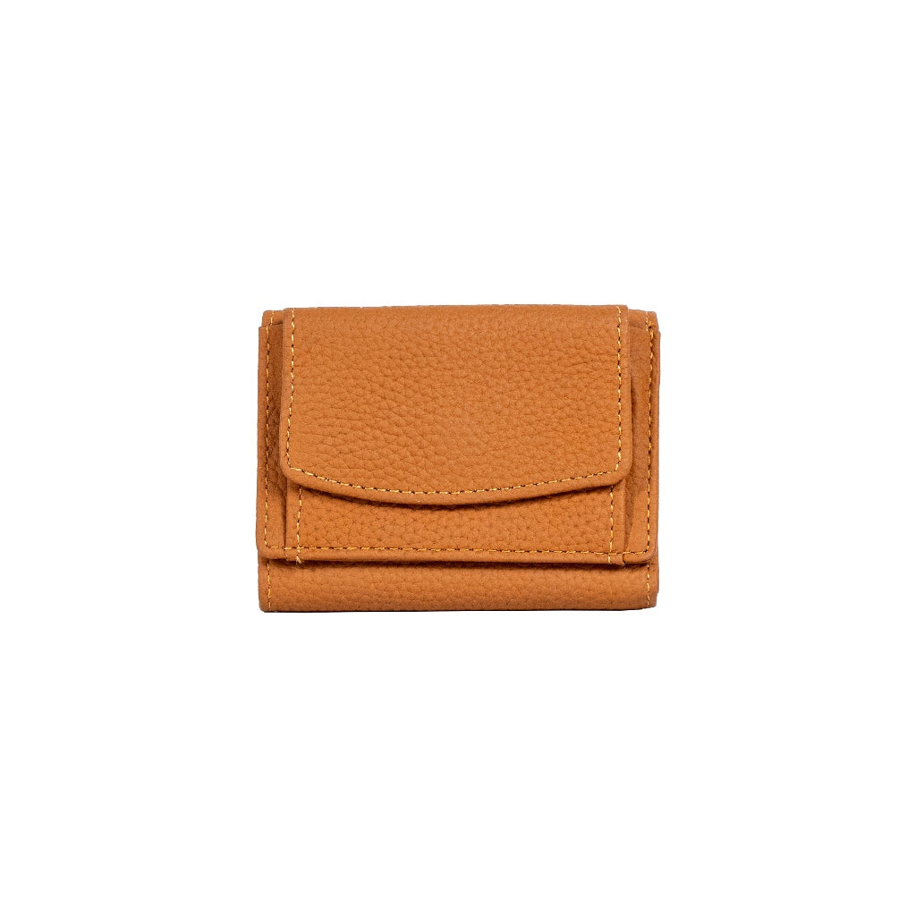 Jack Studio Women’s Full Grain Leather Trifold Small Short Mini Wallet Ladies Purse - JWB 50164 T