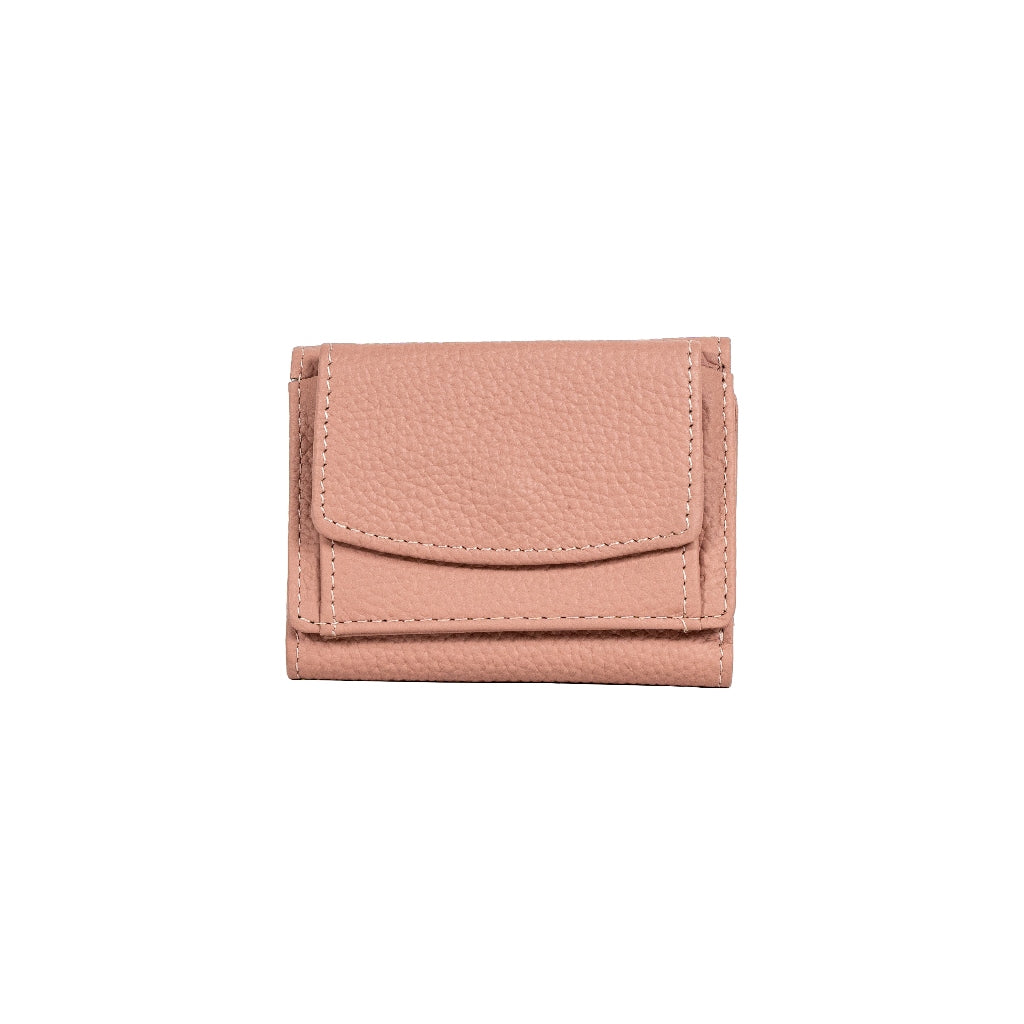 Jack Studio Women’s Full Grain Leather Trifold Small Short Mini Wallet Ladies Purse - JWB 50164 T