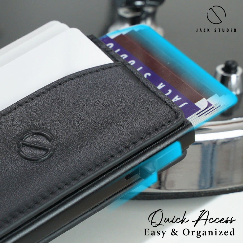 Jack Studio Genuine Cow Leather Men’s Card Holder Sleek Design - JWD 40176 - Jack Studio Marketing Sdn Bhd