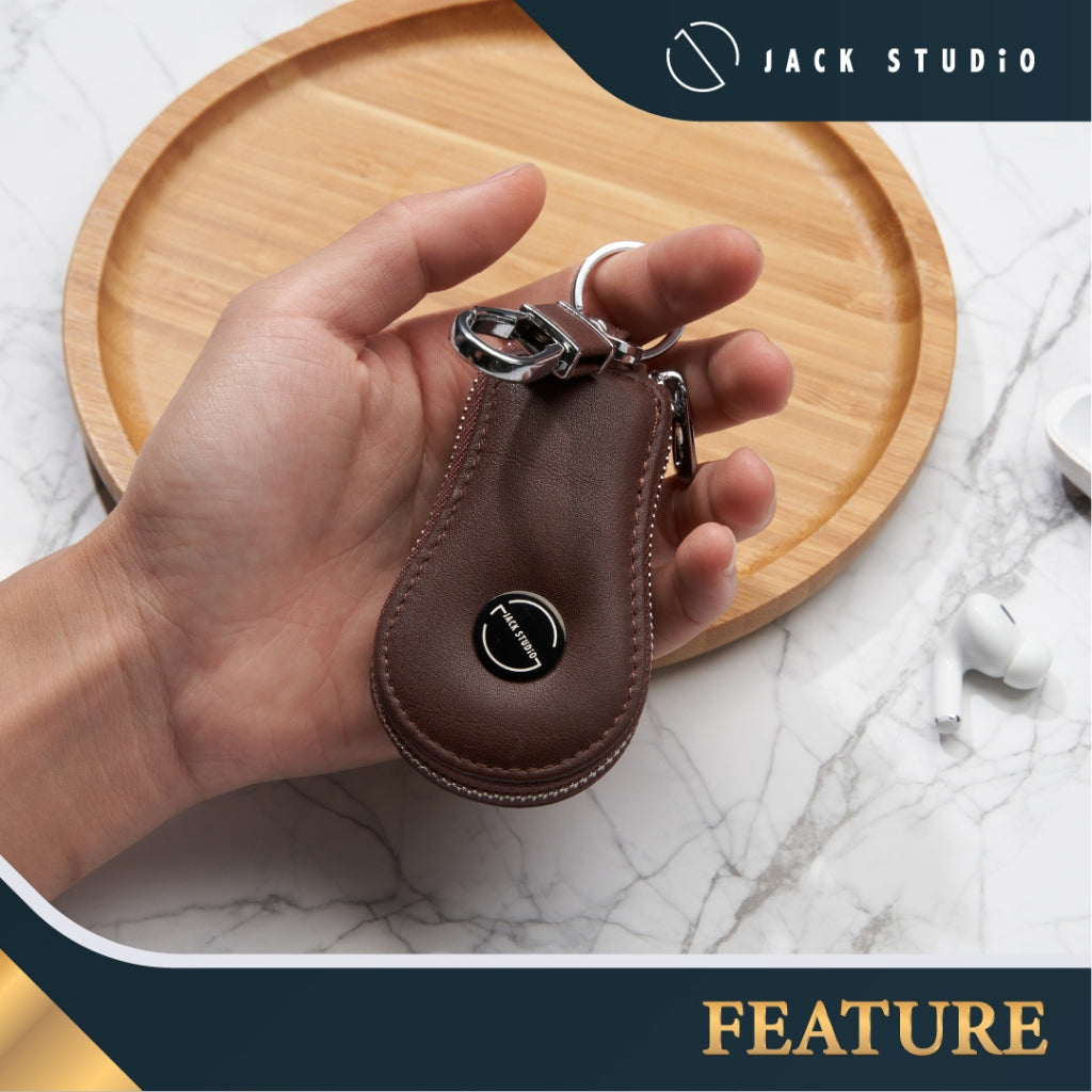 Leather Car Key Holder Keychain – JK Collection