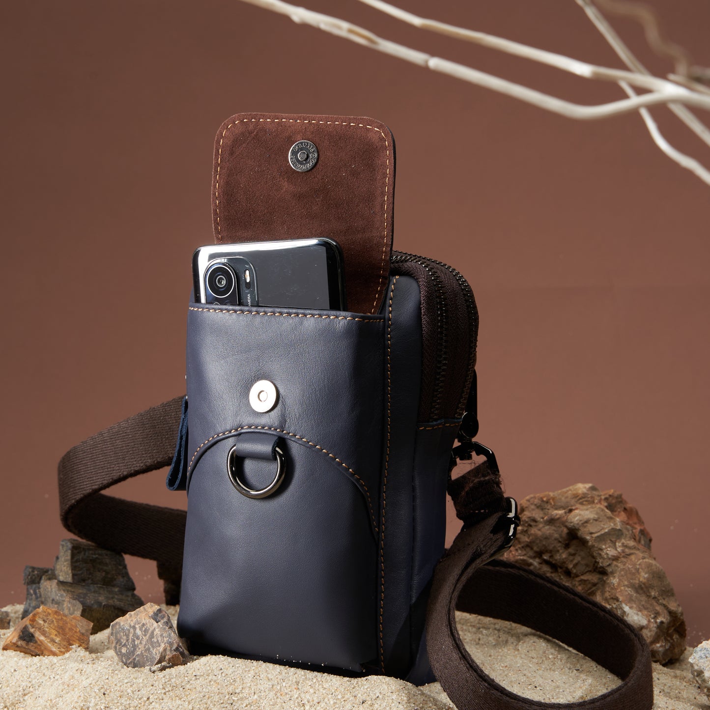 Jack Studio Genuine Leather Men Shoulder Bag Crossbody Sling Bag Man Beg lelaki - BAB 30505