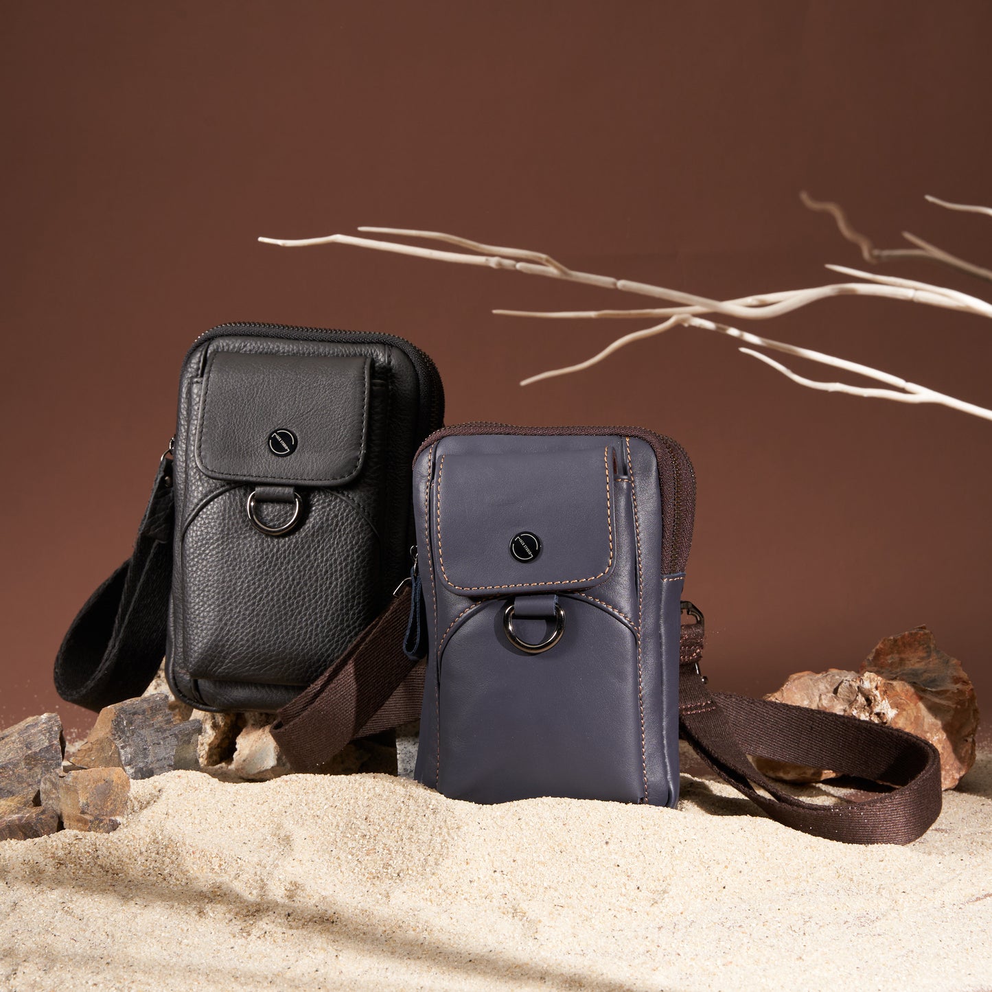 Jack Studio Genuine Leather Men Shoulder Bag Crossbody Sling Bag Man Beg lelaki - BAB 30505