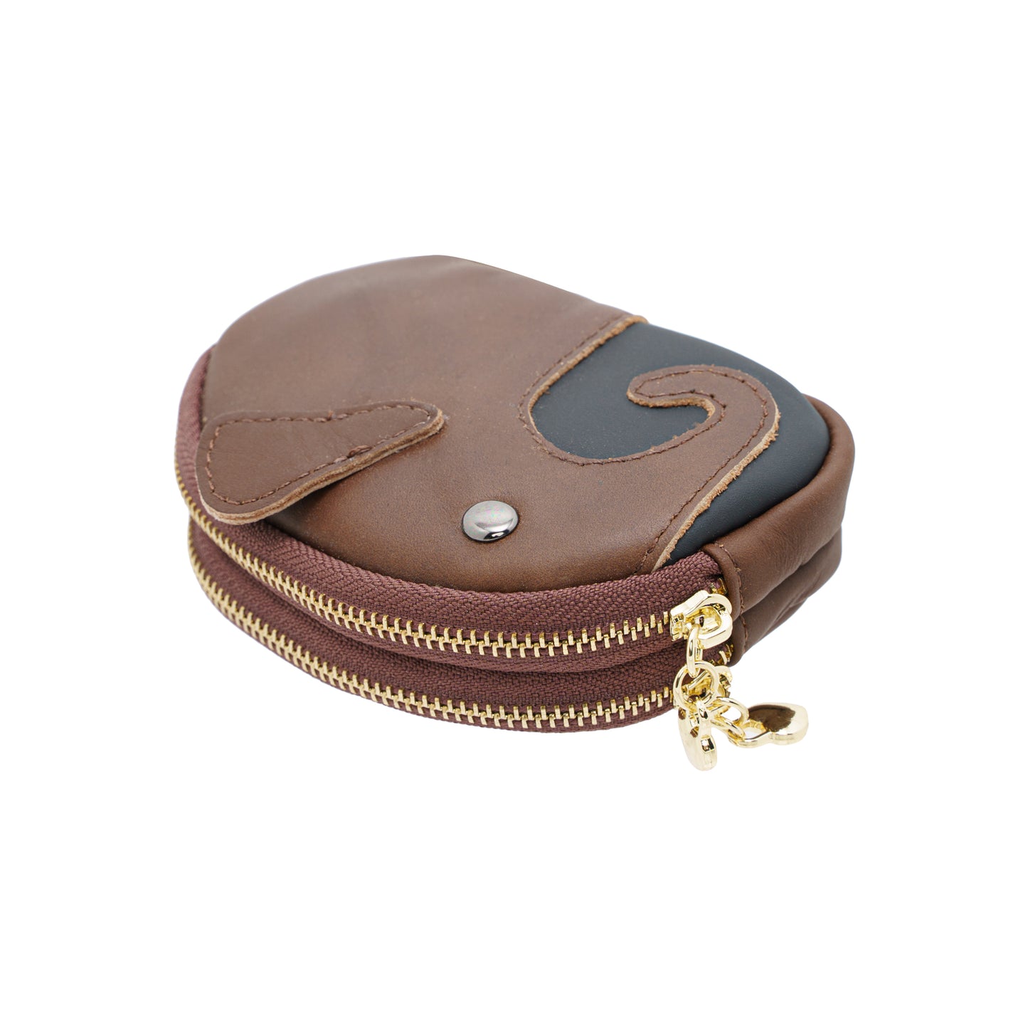 Jack Studio Genuine Cow Leather Cute Coin Pouch Zip Wallet with Keyholder - JWB 30851/30852 - Jack Studio Marketing Sdn Bhd