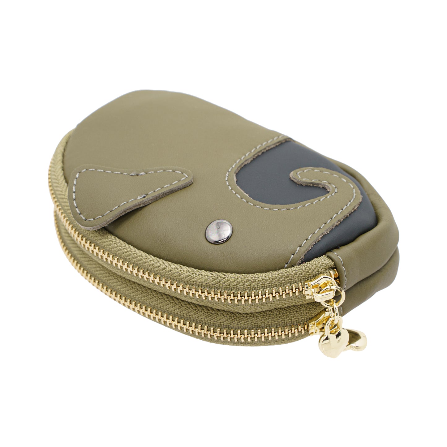 Jack Studio Genuine Cow Leather Cute Coin Pouch Zip Wallet with Keyholder - JWB 30851/30852 - Jack Studio Marketing Sdn Bhd