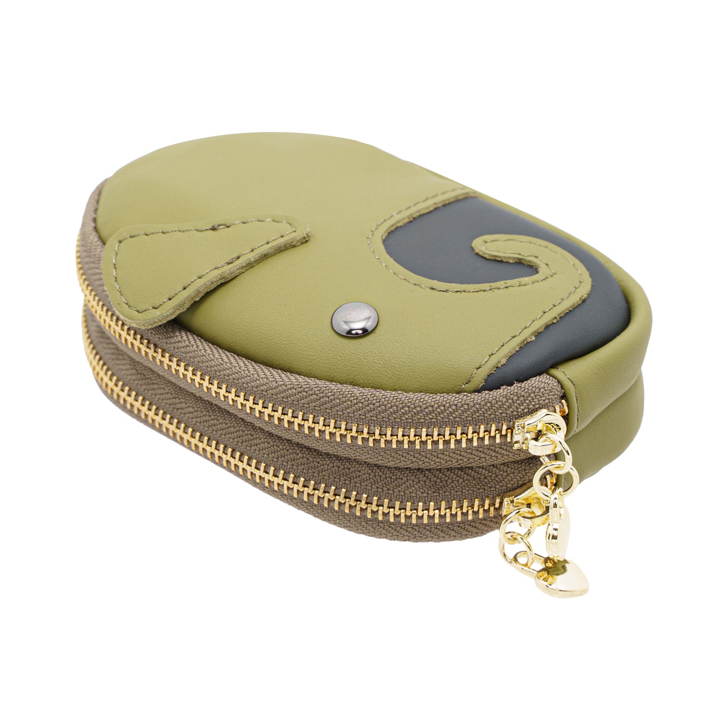 Jack Studio Genuine Cow Leather Cute Coin Pouch Zip Wallet with Keyholder - JWB 30851/30852 - Jack Studio Marketing Sdn Bhd