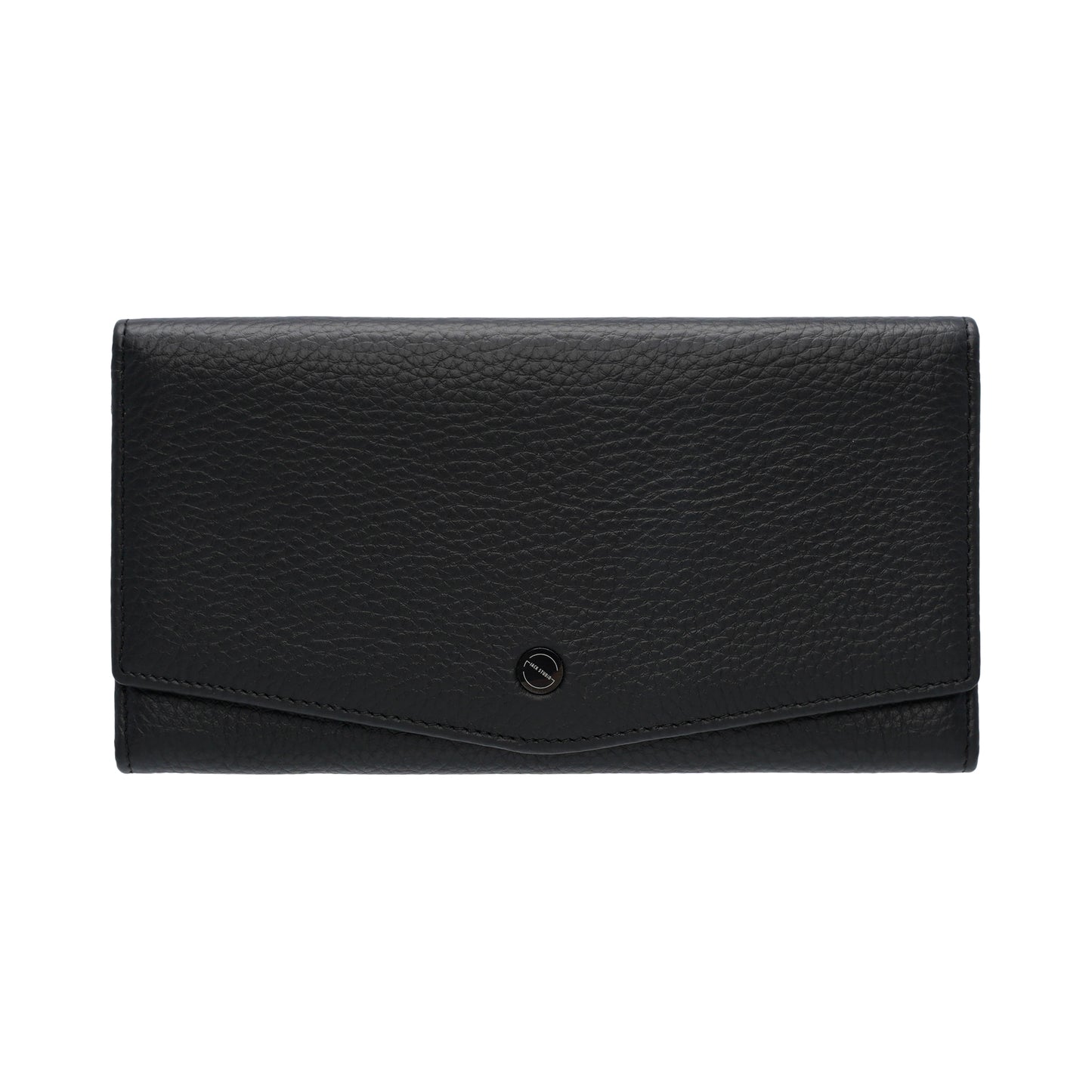 Jack Studio Full Grain Leather Women’s Trifold Long Wallet Purse with Snap Closure - JWB 40551 LT