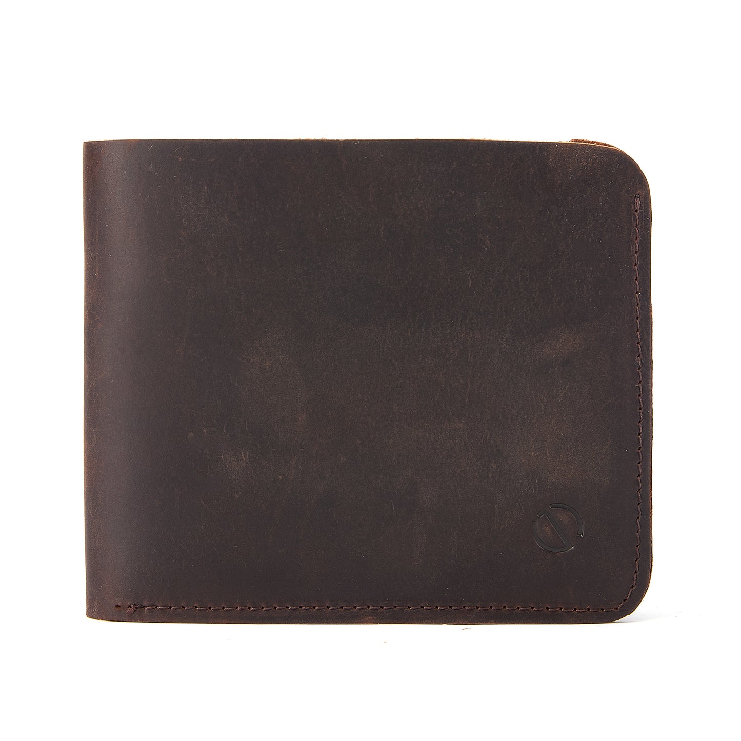 Jack Studio Full Grain Leather Crazy Horse Brencó Fold Short Bi-fold Wallet Dompet Lelaki Vintage - JWC 50951 B