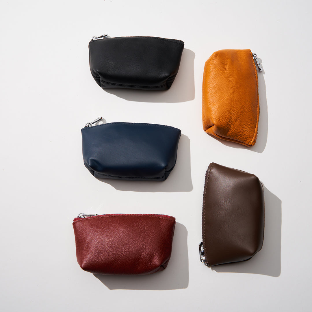 Jack Studio Genuine Cow Leather Coin Pouch Zip Wallet - JK40156