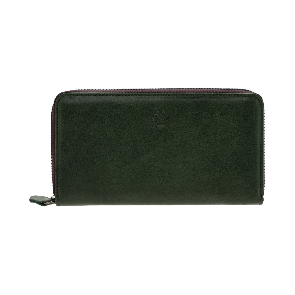 Jack Studio Vegetable Tanned Cow Leather Zipper Long Wallet For Men - JWC 31054 - Jack Studio Marketing Sdn Bhd