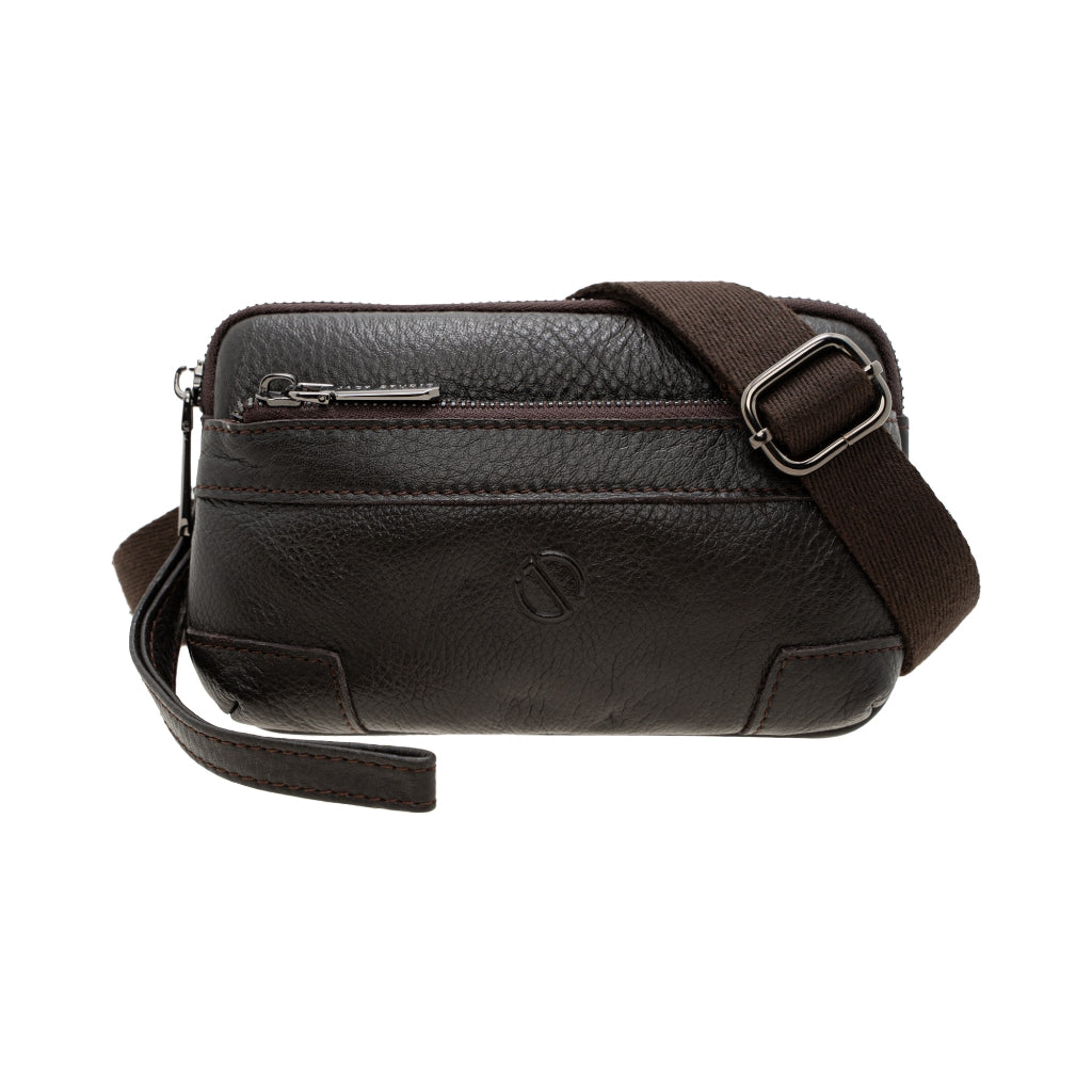 Jack Studio Top Grain Leather Sling Crossbody Men’s Bag - BAI 40123 - Jack Studio Marketing Sdn Bhd