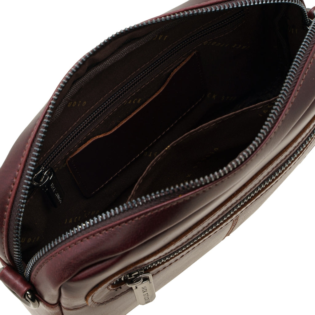 Jack Studio Genuine Cow Leather 2 Way Styling Sling Crossbody Clutch Bag - BAC 40127 - Jack Studio Marketing Sdn Bhd
