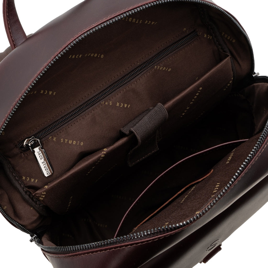 Jack Studio Full Grain Cow Leather Backpack Bag Galas - BAC 40130 - Jack Studio Marketing Sdn Bhd