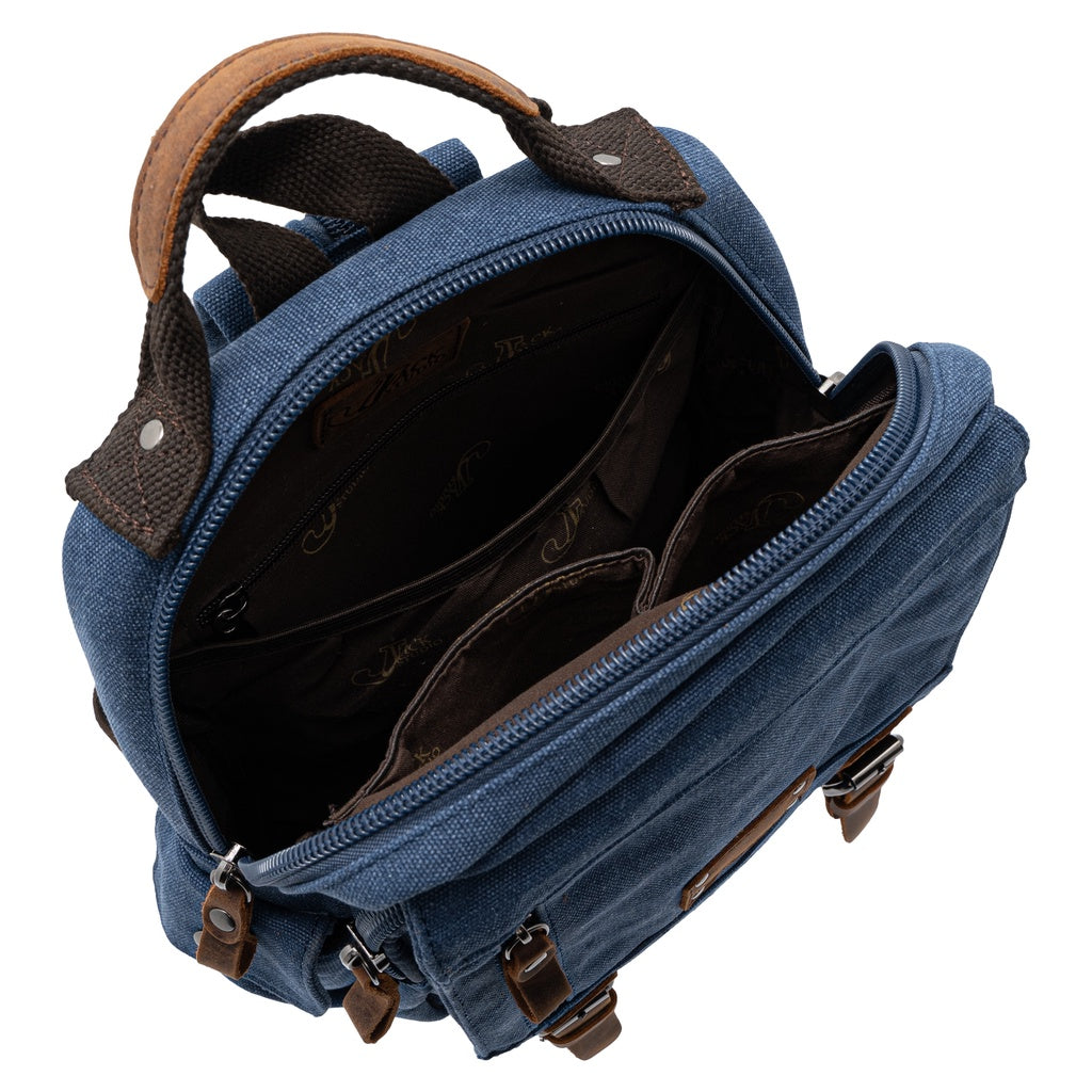 Jack Studio Canvas Leather Shoulder Sling Chest Canvas Bag