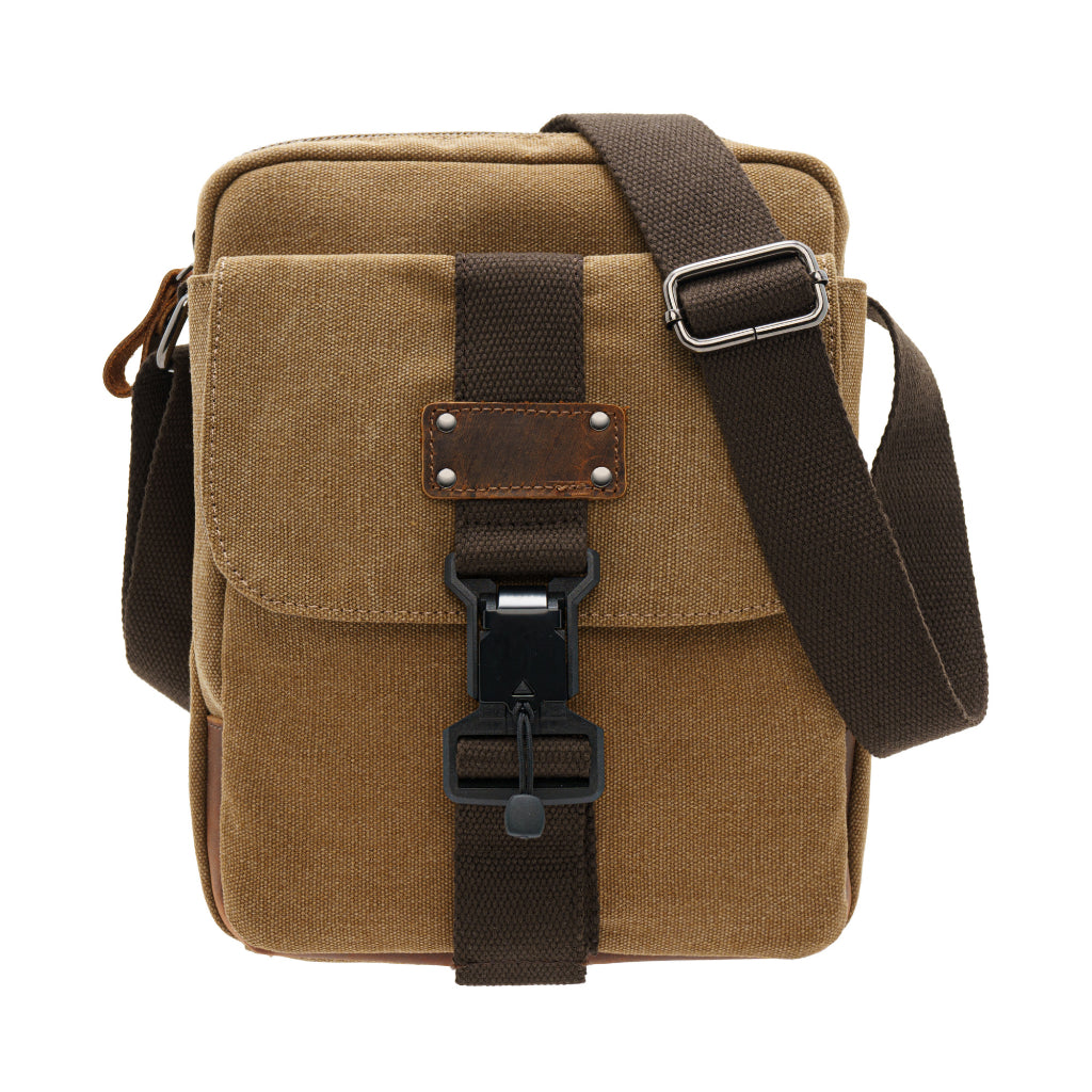 Jack Studio Unisex Stylish and Versatile Travel Canvas Leather Shoulder Bag Sling Bag - BAD 30515 - Jack Studio Marketing Sdn Bhd