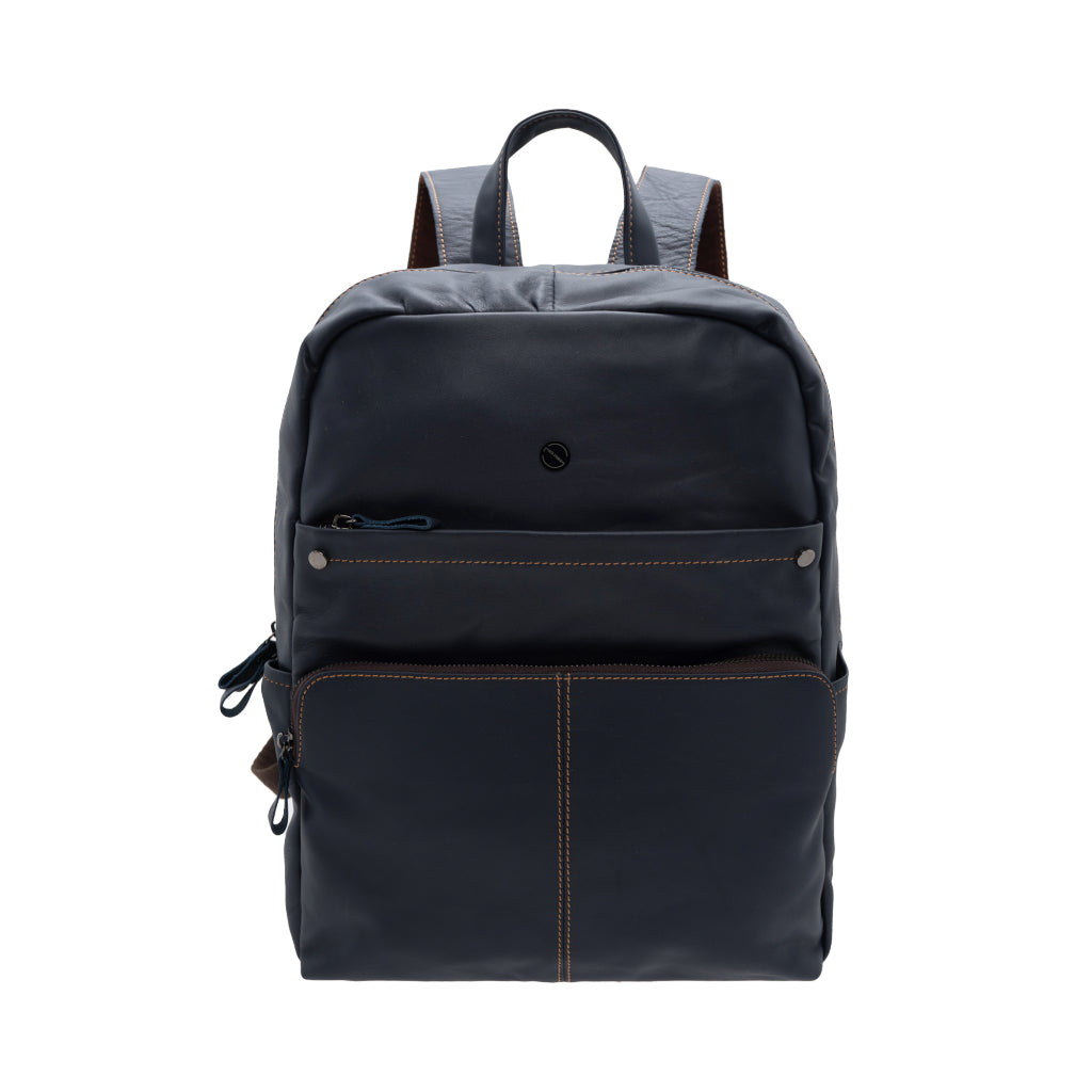 Jack Studio Full Grain Leather Stylish Large Backpack Travel Casual Bag - BAB 30502 - Jack Studio Marketing Sdn Bhd