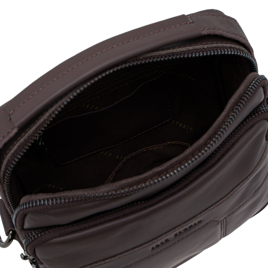 Jack Studio Top Grain Leather Sling Crossbody Bag for Men - BAI 30822