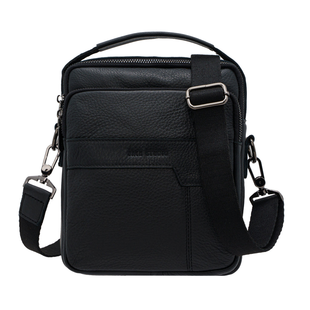 Jack Studio Top Grain Leather Sling Crossbody Bag for Men - BAI 30822