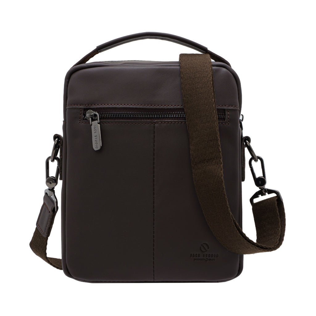 Jack Studio Top Grain Leather Sling Crossbody Bag for Men - BAI 30822