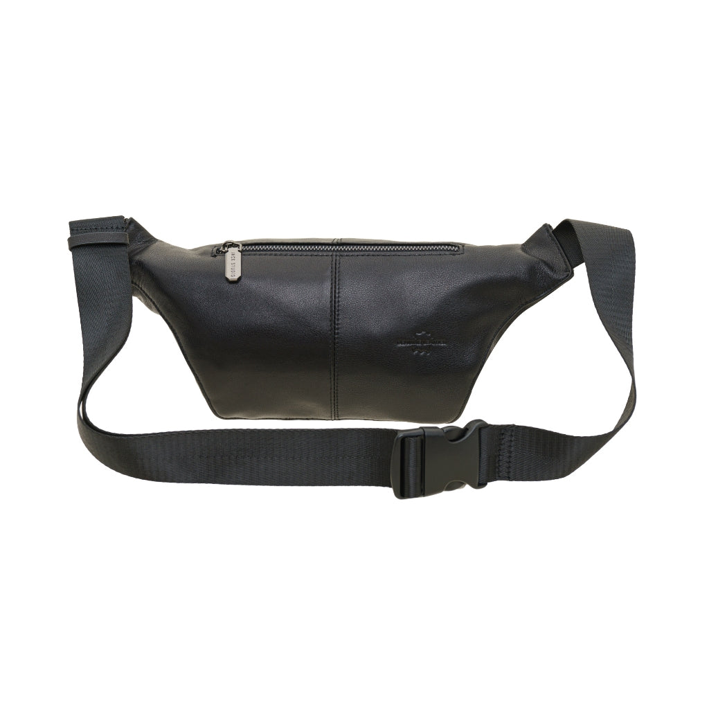 Jack Studio Full Grain Genuine Cow Leather Slim Trendy Waist Crossbody Bag Beg Lelaki - BAB 30810 - Jack Studio Marketing Sdn Bhd