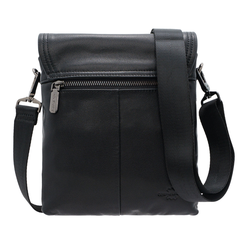 Jack Studio Full Grain Cow Leather Two Size Sling Crossbody Bag for Men - BAB 30813/30814