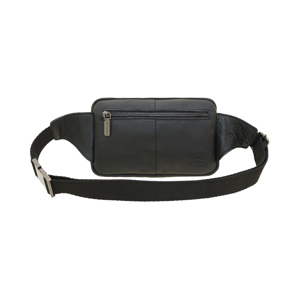 Jack Studio Genuine Cow Leather Slim Chest Crossbody Waist Bag for Men - BAI 30830