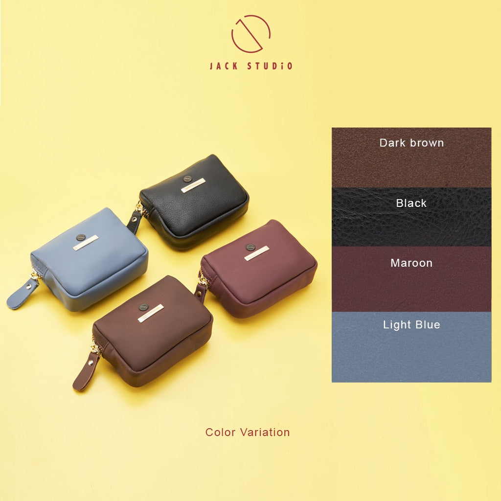 Jack Studio Wanda Genuine Leather Cute Ladies Coin Pouch