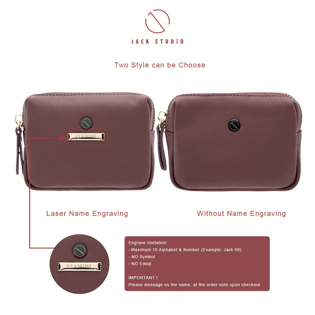 Jack Studio Wanda Genuine Leather Cute Ladies Coin Pouch