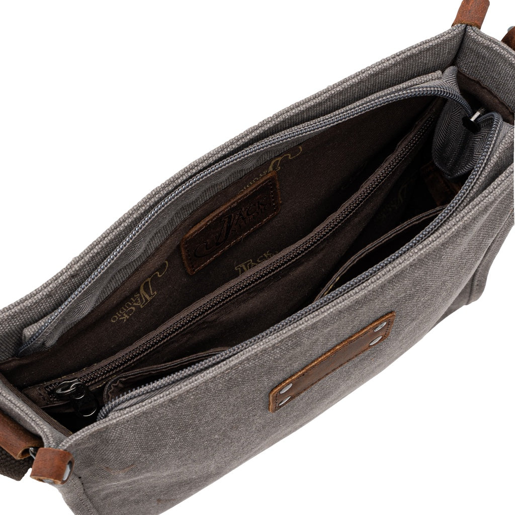 Jack Studio Canvas Leather Casual Crossbody Sling Bag