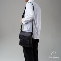 Jack Studio Full Grain Cow Leather Two Size Sling Crossbody Bag for Men - BAB 30813/30814 thumbnail