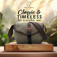 Jack Studio Canvas Leather Trendy Crossbody Sling– BAD 40104 thumbnail