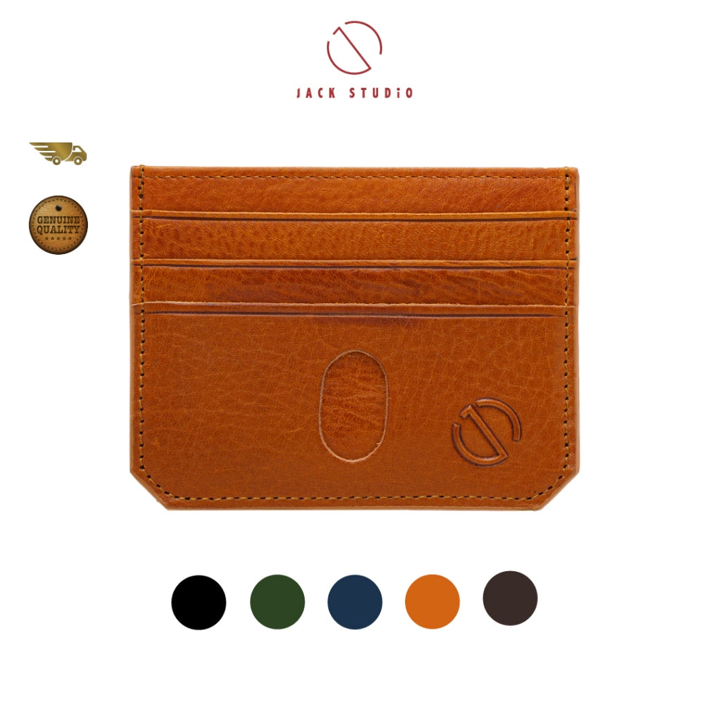 Jack Studio Full Grain Leather Small Card Holder - JWC 30860