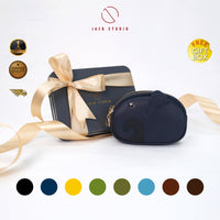 Jack Studio Genuine Cow Leather Cute Coin Pouch Zip Wallet with Keyholder - JWB 30851/30852 thumbnail