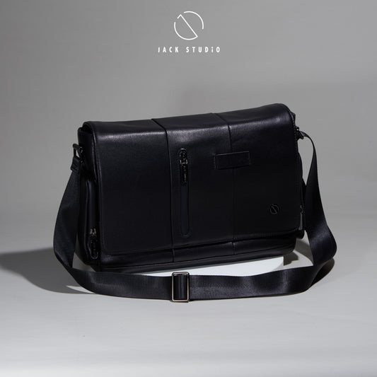Jack Studio Genuine Cow Leather Unisex Sling Crossbody bag - BAB 30820