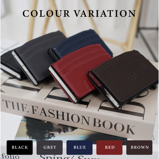 Jack Studio Genuine Cow Leather Men’s Card Holder Sleek Design - JWD 40176 - Jack Studio Marketing Sdn Bhd