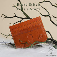 Jack Studio Full Grain Leather Small Card Holder - JWC 30860 thumbnail