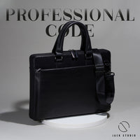 Jack Studio Genuine Cow Leather Bussiness Cassual Sling Briefcase Bag - BAB 30818 thumbnail