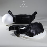Jack Studio Full Grain Genuine Cow Leather Slim Trendy Waist Crossbody Bag Beg Lelaki - BAB 30810 thumbnail