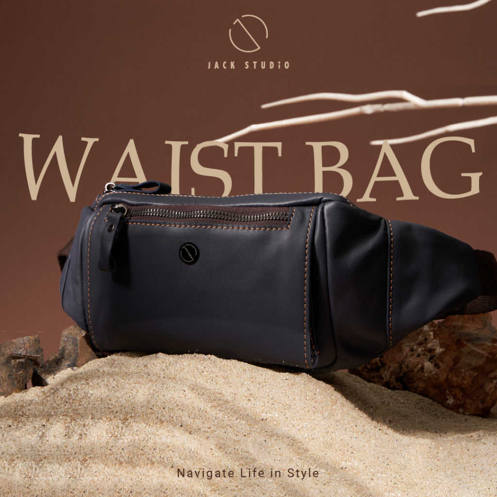 Jack Studio Genuine Leather Men Waist Chest Bag Beg Lelaki - BAB 30509