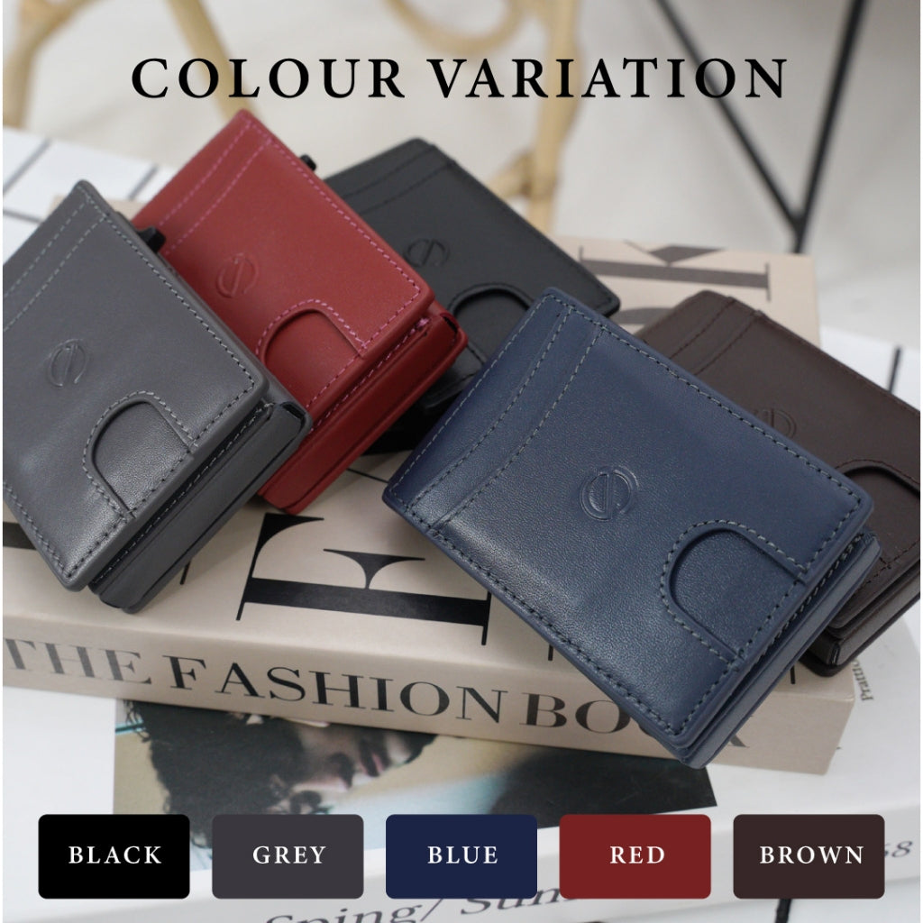 Jack Studio Genuine Cow Leather Men’s Card Holder Sleek Design - JWD 40177 - Jack Studio Marketing Sdn Bhd