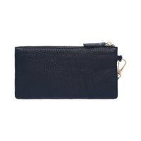 Leather Long Zipper Wallet  with Snap Button Pocket – LZ Collection thumbnail