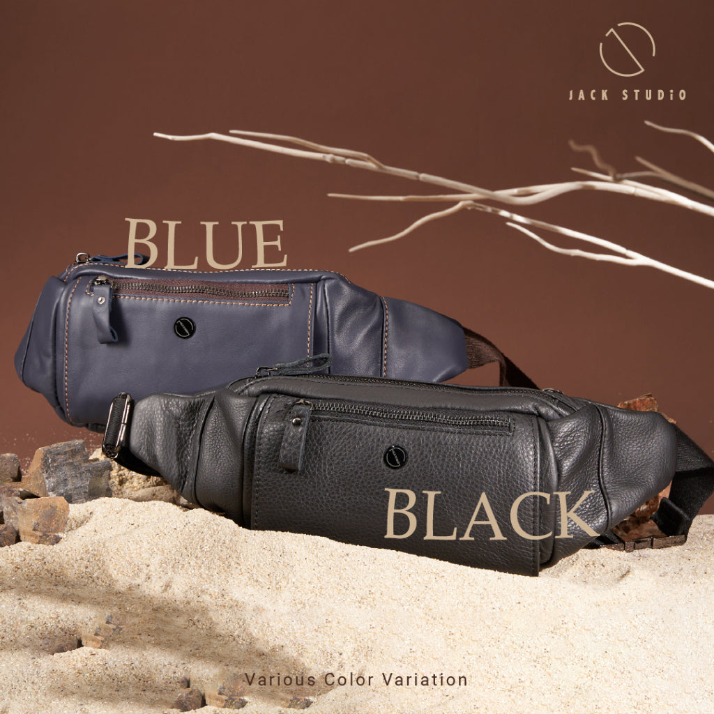 Jack Studio Genuine Leather Men Waist Chest Bag Beg Lelaki - BAB 30509