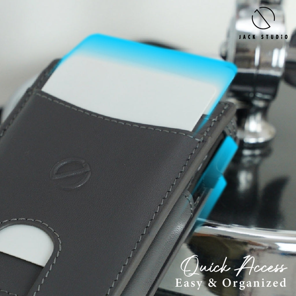 Jack Studio Genuine Cow Leather Men’s Card Holder Sleek Design - JWD 40177 - Jack Studio Marketing Sdn Bhd