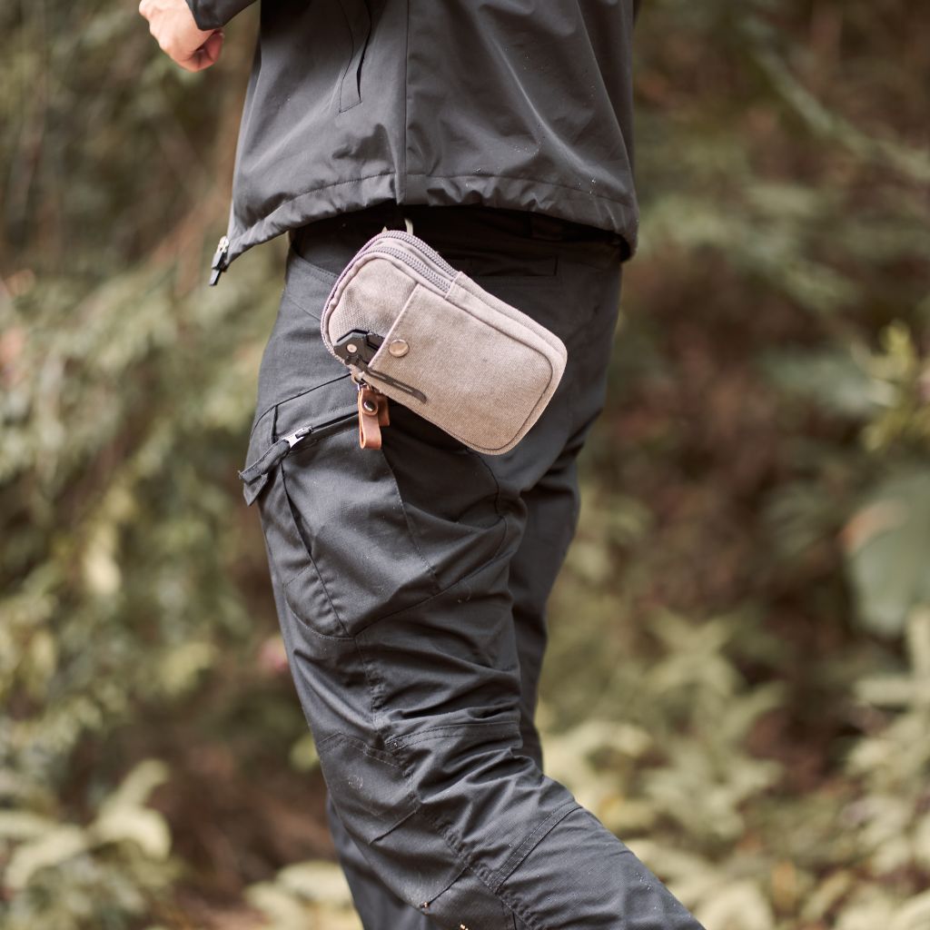 Jack Studio Canvas Phone Belt Pouch Waist Bag - BAD 30512 - Jack Studio Marketing Sdn Bhd
