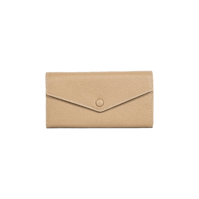 Jack Studio Women’s Full Grain Cow Leather Long Wallet Multifunctional Wallet Purse with Snap Closure - JWB 50162 L