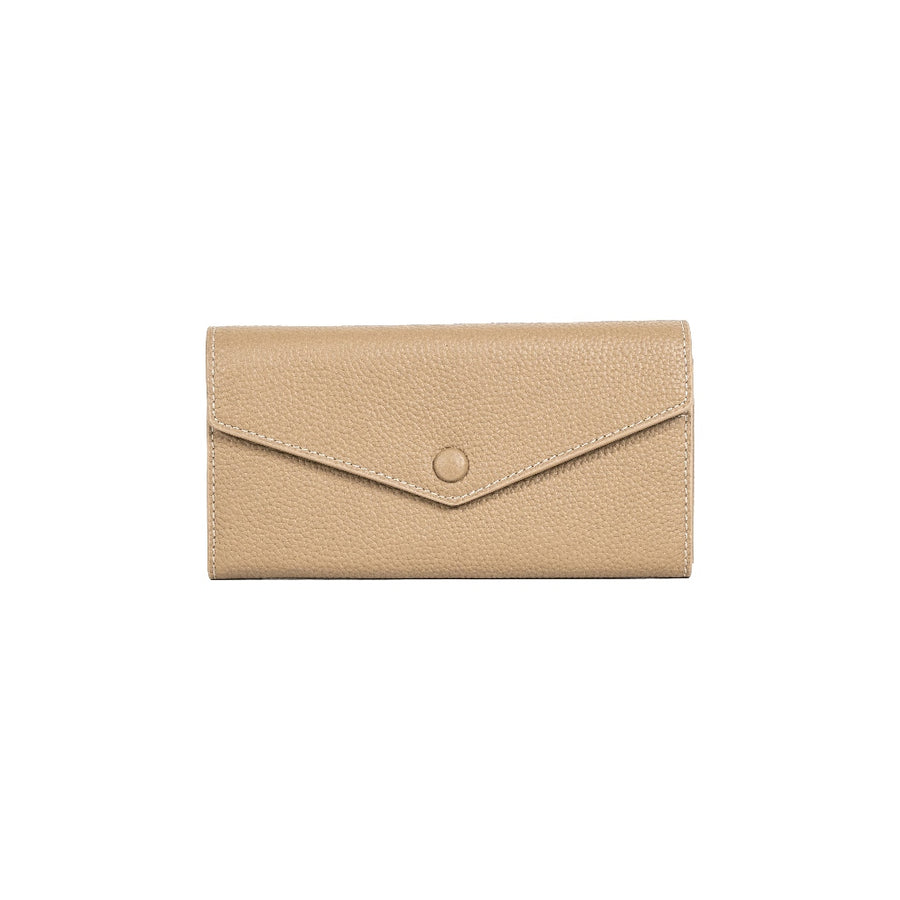 Jack Studio Women’s Full Grain Cow Leather Long Wallet Multifunctional Wallet Purse with Snap Closure - JWB 50162 L