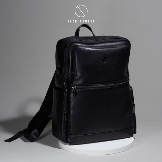 Jack Studio Genuine Cow Leather Bussiness Casual Backpack - BAB 30817