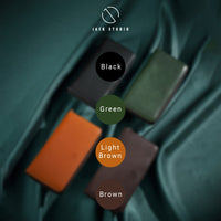 Jack Studio Vegetable Tanned Cow Leather Zipper Long Wallet For Men - JWC 31054 thumbnail