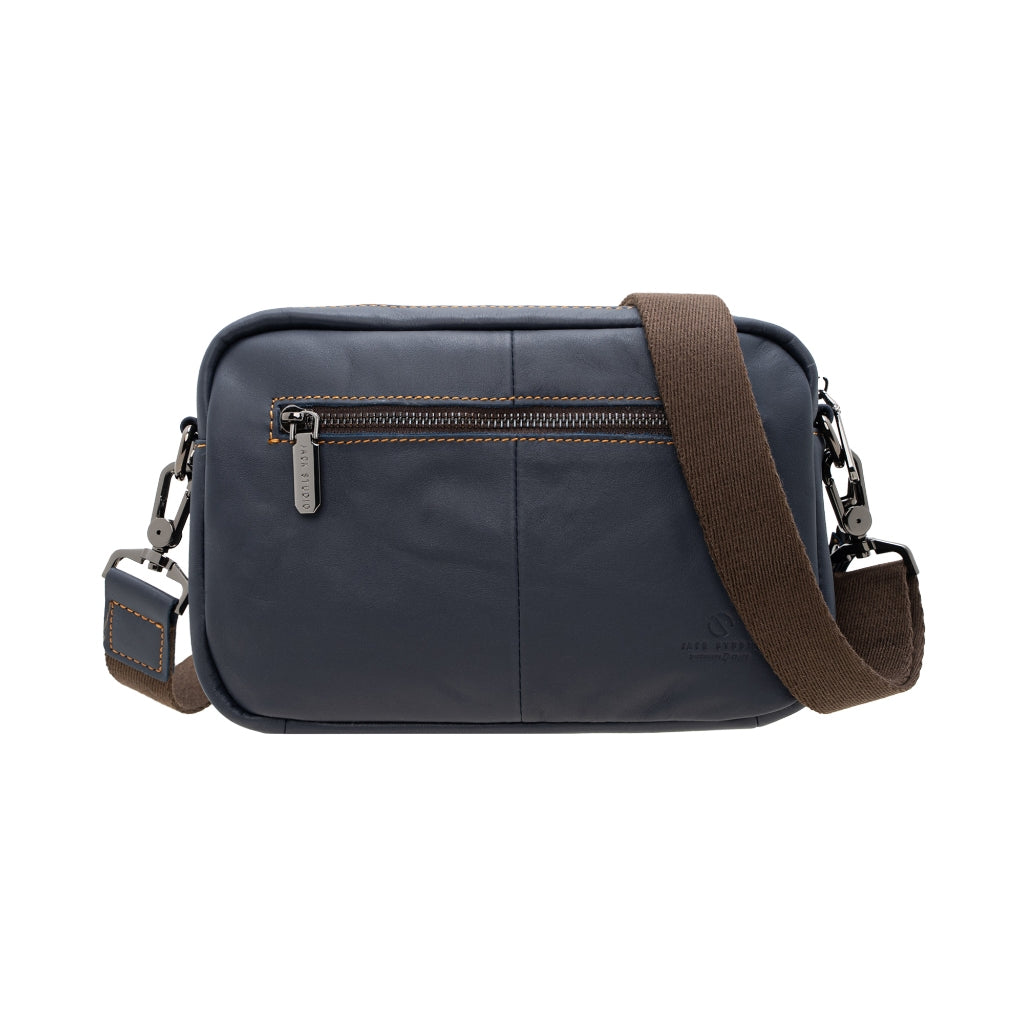 Jack Studio Full Grain Cow Leather Medium Sling Crossbody Buckle Men’s Bag - BAC 40316 - Jack Studio Marketing Sdn Bhd